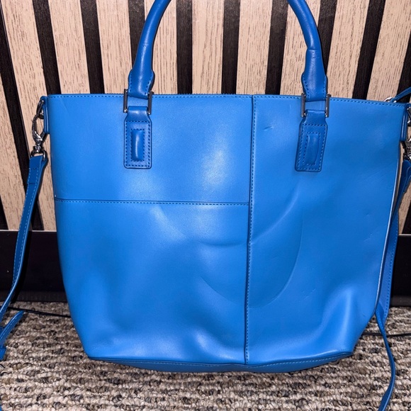 Vera Bradley Bright Blue Leather Tote - Picture 4 of 4